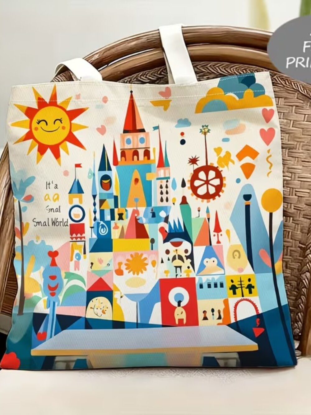 Disney Parks It's A Small World Tote Bag